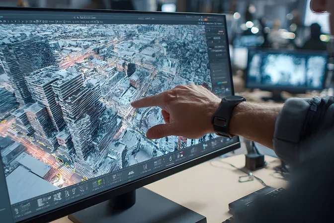 データを活用した介護福祉課題の見える化システムのイメージ